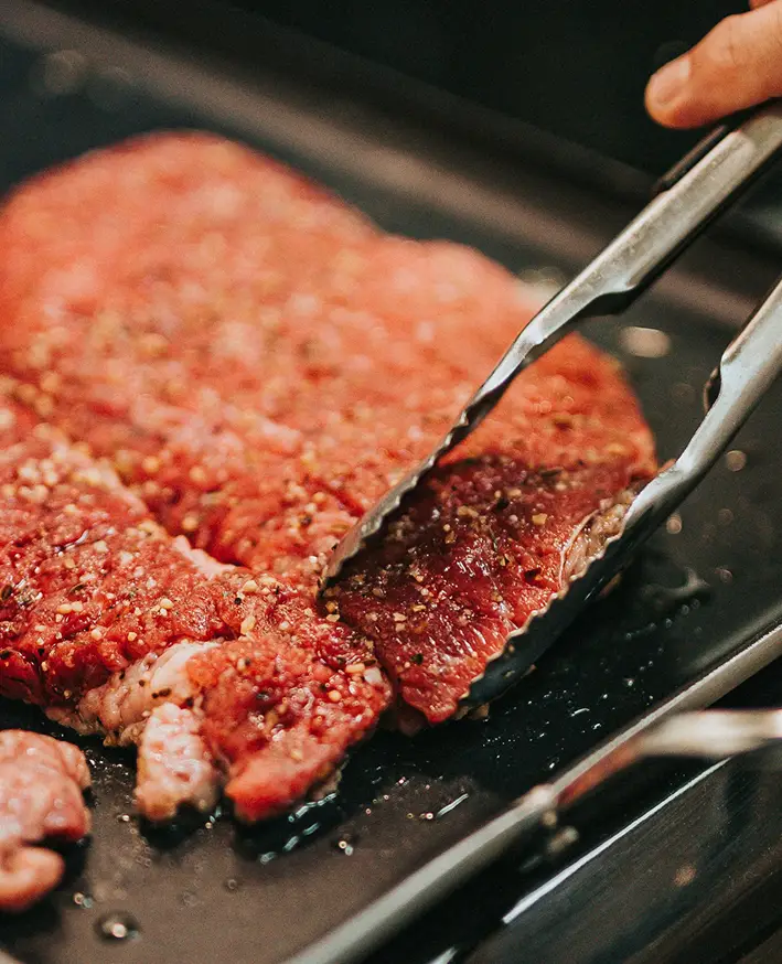 Imagem carne na grelha